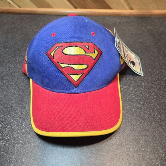 NWT‎ VINTAGE NASCAR JEFF GORDON HAT SUPERMAN #24 CHASE AUTHENTICS SNAPBACK - Picture 1 of 8